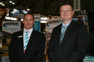 AUSPACK PLUS event organiser Luke Kasprzak (left) and the APPMA's Mark Dingley (right) are expecting a record breaking show this year.